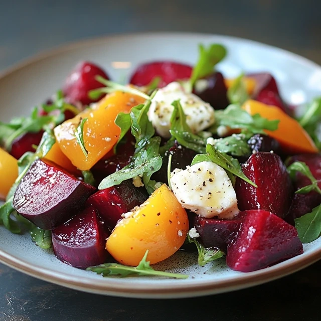 Beet and Goat Cheese Salad