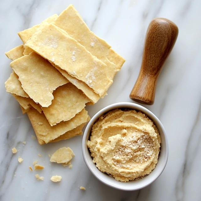 Almond Flour Crackers And Hummus