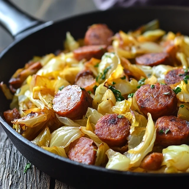 Cabbage And Sausage Skillet