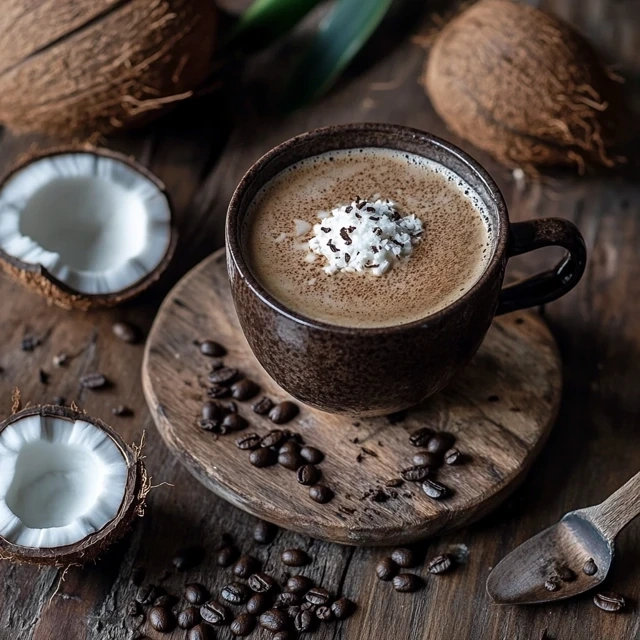 Keto Coffee with Coconut Cream