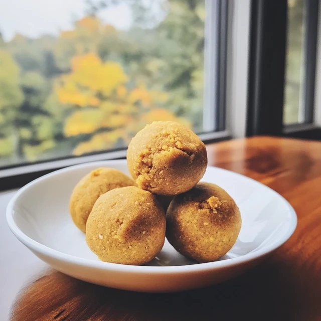 Pumpkin spice protein balls