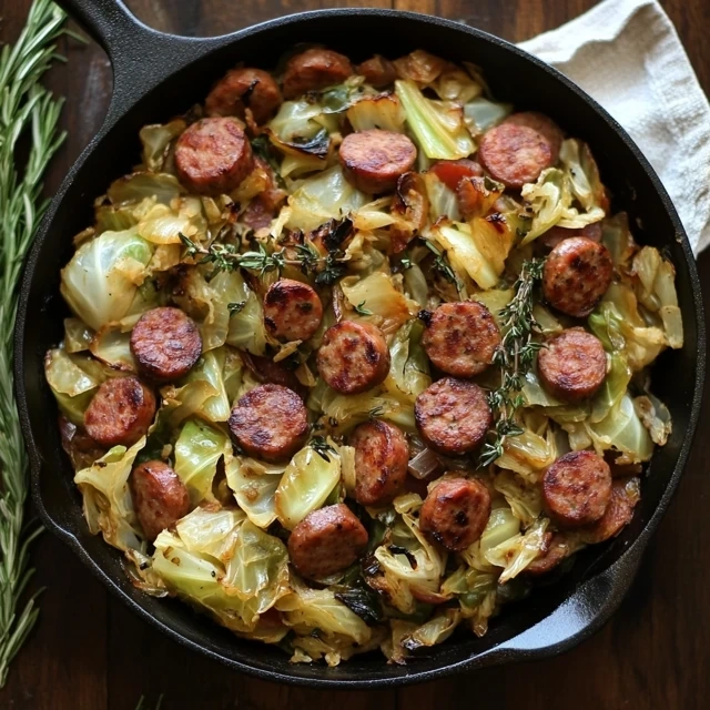 Cabbage And Sausage Skillet