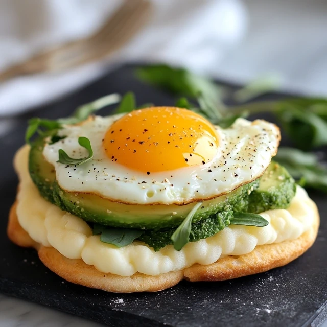 egg and avocado toast on cloud bread
