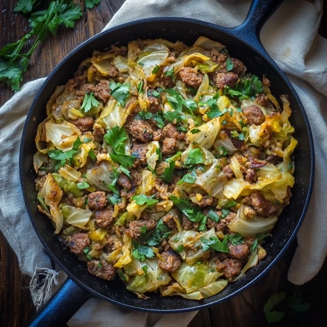 Cabbage And Sausage Skillet