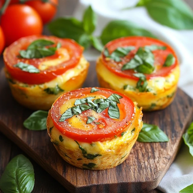 Tomato And Basil Egg Cups