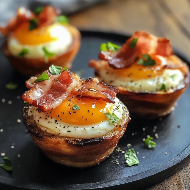 Bacon and Egg Cups