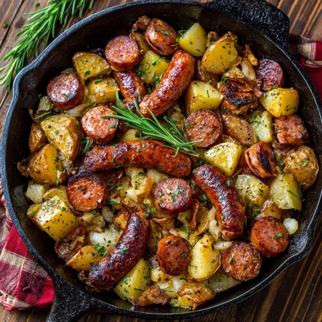 One Pan Smoked Sausage And Potatoes