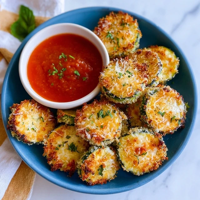 Easy Air Fryer Zucchini Parmesan Bites