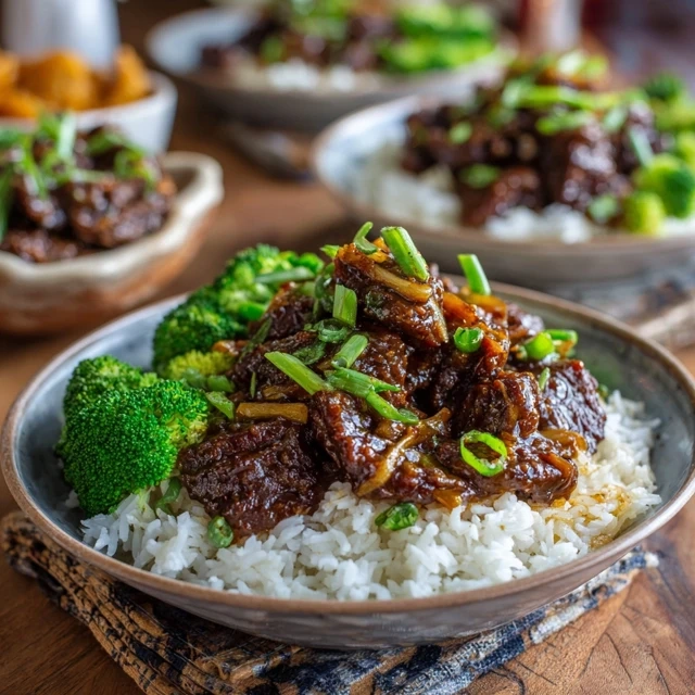 Instant Pot Mongolian Beef Dinner
