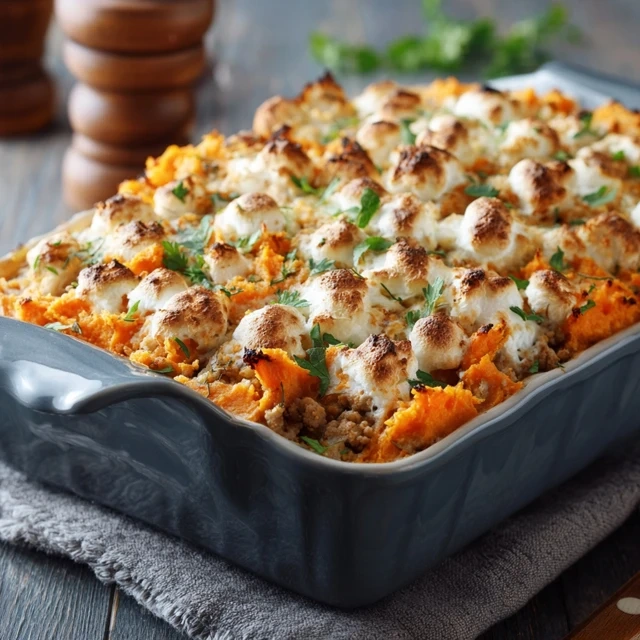 Ground Turkey Sweet Potato Casserole