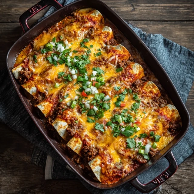 Ground Beef Enchiladas