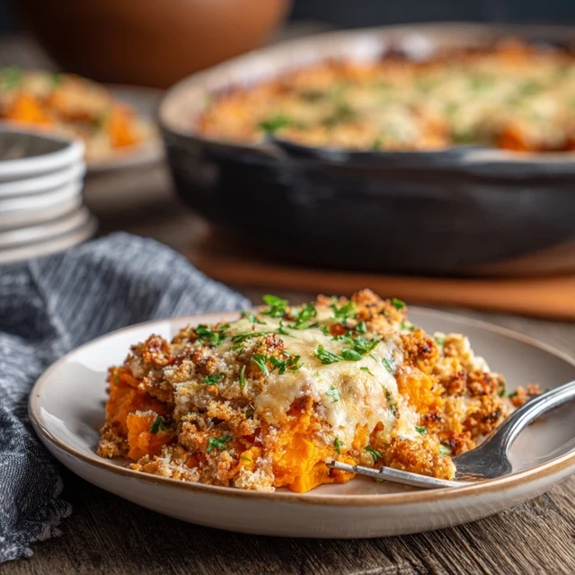 Ground Turkey Sweet Potato Casserole