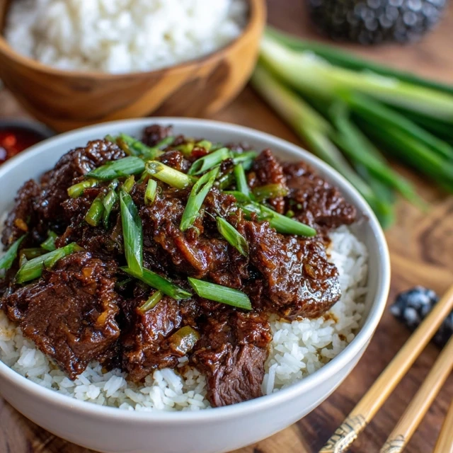 Instant Pot Mongolian Beef Dinner