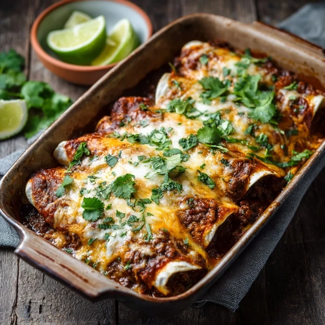 Ground Beef Enchiladas