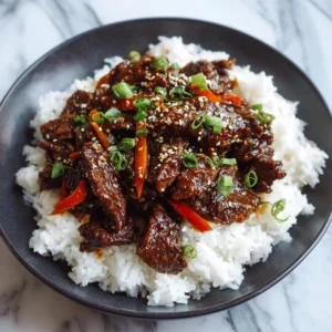 Instant Pot Mongolian Beef Dinner
